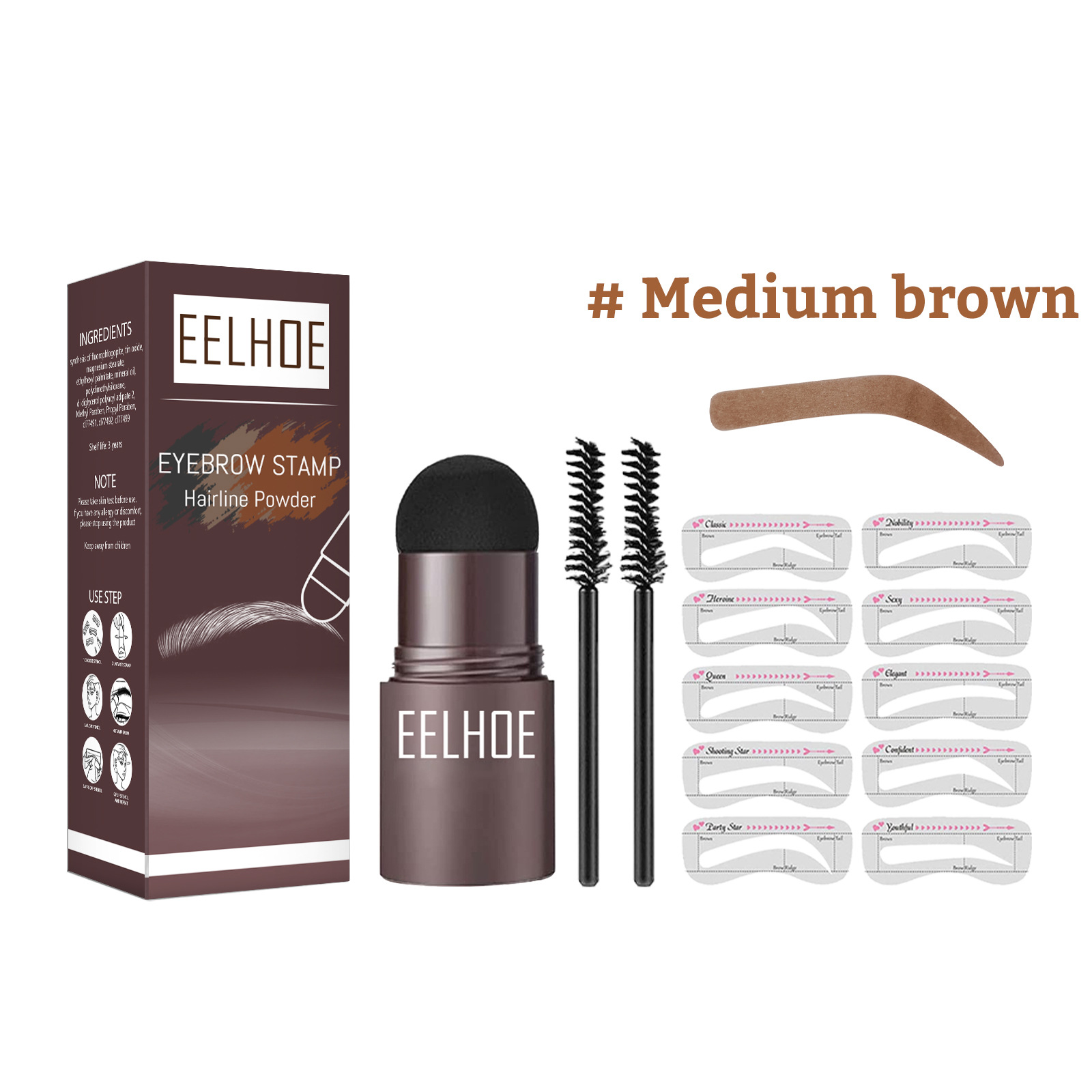 Eelhoe Eyebrow Stamp Shaping E - огляд і ціна Plant Parent Kit