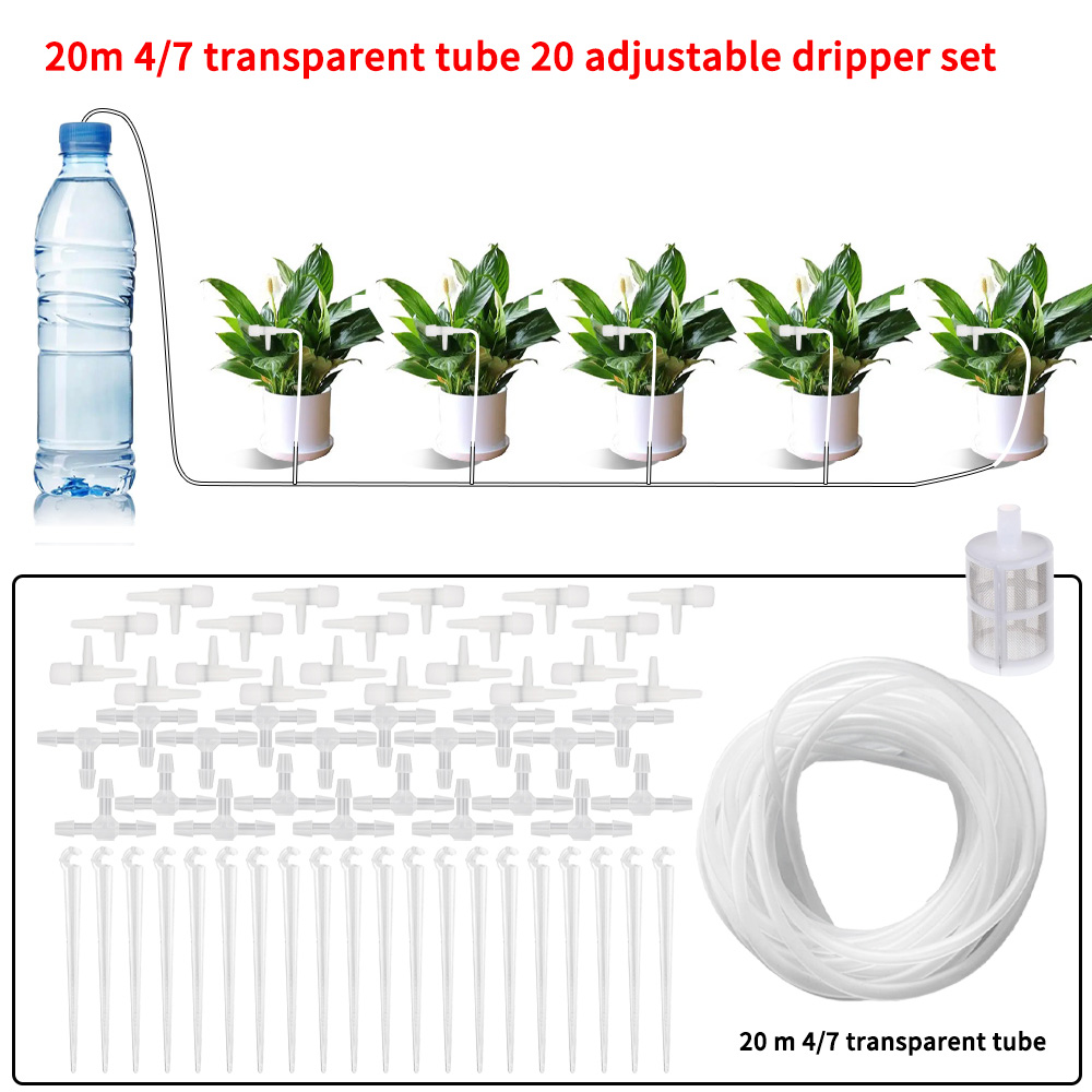 Garden Drip Irrigation Kit wit - огляд і ціна Plant Parent Kit