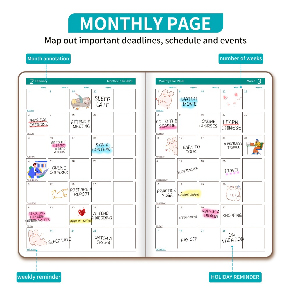 2026 Planner Book, Self-Discip - огляд і ціна Planned Parenthood